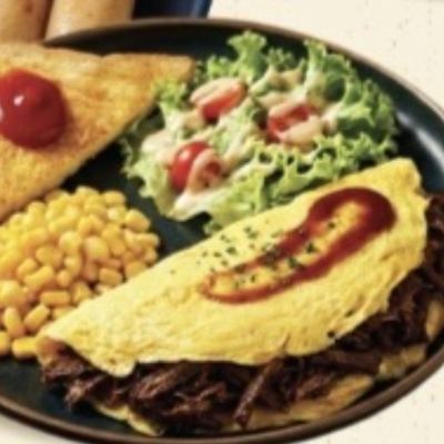 Smoked Bufflow Omelette